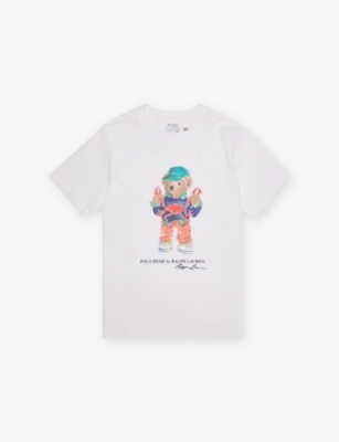 POLO RALPH LAUREN: Boys' Polo Bear Short-Sleeve Cotton T-Shirt