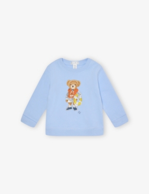 POLO RALPH LAUREN: Baby Boy Polo Bear Regular-Fit Cotton-Blend Sweatshirt