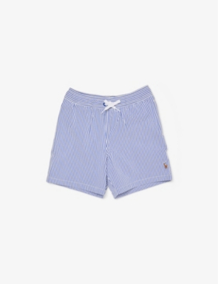 POLO RALPH LAUREN: Stripe Cotton-Blend Swim Trunks 2-7 Years
