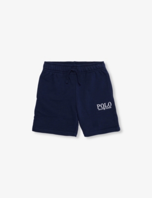 POLO RALPH LAUREN: Logo-Embroidery French Terry Cotton-Jersey Shorts 2-7 Years