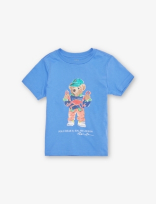 POLO RALPH LAUREN: Boys' Polo Bear Short-Sleeve Cotton T-Shirt