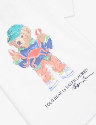POLO RALPH LAUREN: Boys' Polo Bear Short-Sleeve Cotton T-Shirt