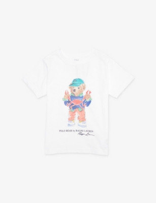 POLO RALPH LAUREN: Boys' Polo Bear Short-Sleeve Cotton T-Shirt