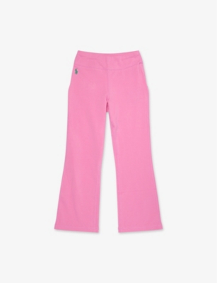 POLO RALPH LAUREN: Flared Brand-Embroidery Stretch-Cotton Leggings