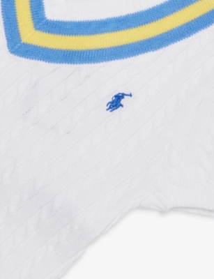 POLO RALPH LAUREN: Girls' Cricket-Stripe Cotton-Knit Mini Dress