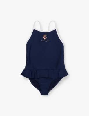 POLO RALPH LAUREN: Bear-Print One-Piece Swimsuit 2-6 Years