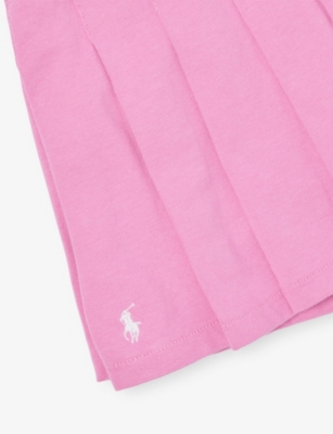 POLO RALPH LAUREN: Girls' Pleated Cotton-Jersey Skort