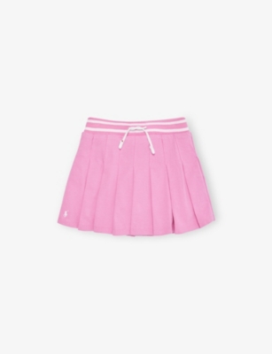 POLO RALPH LAUREN: Girls' Pleated Cotton-Jersey Skort