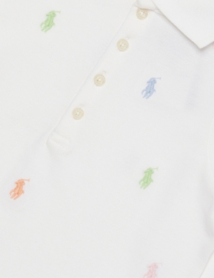 POLO RALPH LAUREN: Girls' Logo-Embroidered Sleeveless Cotton Polo Shirt
