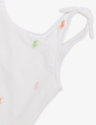 POLO RALPH LAUREN: Pony One-Piece Swimsuit 7-12 Years