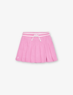 POLO RALPH LAUREN: Girls' Pleated Cotton-Jersey Skort