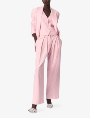MAJE: Regular-Fit Single-Breasted Stretch-Woven Blazer
