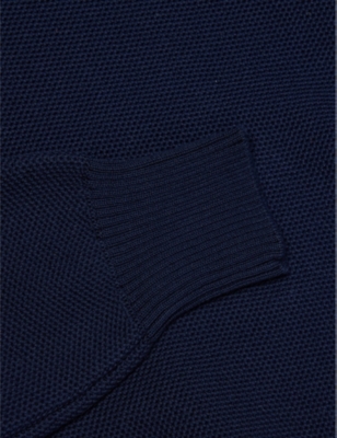 Brand-Patch Crew-Neck Cotton Jumper 4-10 Years