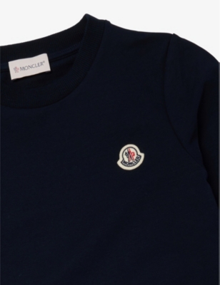 Moncler Two Pieces Suit In Navy