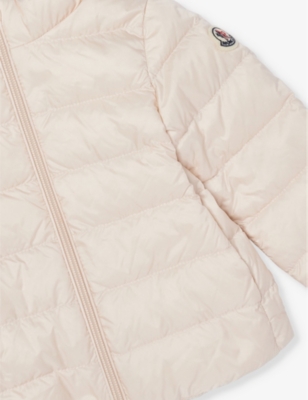 Moncler Cecil Shell-down Puffer Jacket 3-3 In Light Pink