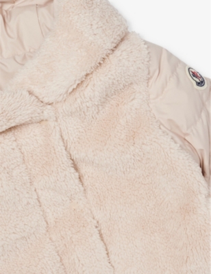 MONCLER JERIMA HOODED TEDDY DOWN JACKET 9-36 MONTH 