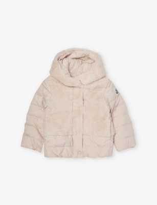 MONCLER JERIMA HOODED TEDDY DOWN JACKET 9-36 MONTH 