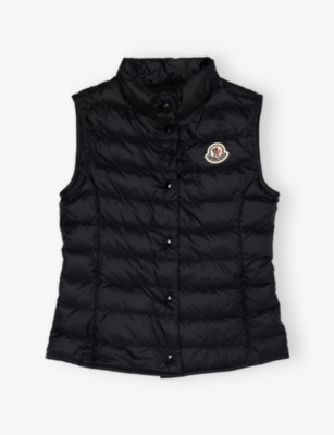MONCLER: Liane Brand-Badge Padded Shell-Down Gilet 4-12 years