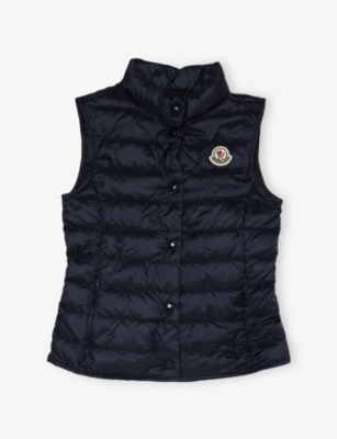 MONCLER: Liane Brand-Badge Padded Shell-Down Gilet 4-12 years