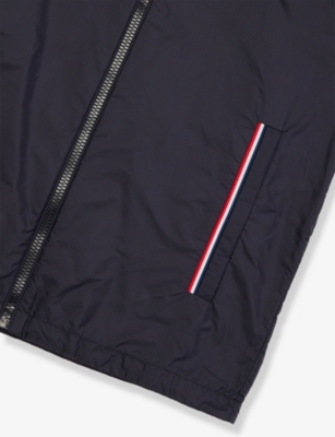 MONCLER: Granduc Logo-Patch Woven Jacket