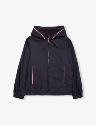MONCLER: Granduc Logo-Patch Woven Jacket