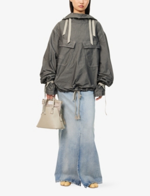 MAISON MARGIELA: Hooded Flap-Pockets Cotton Jacket
