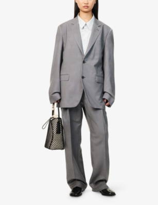 MAISON MARGIELA: Oversized Formal Wool Blazer