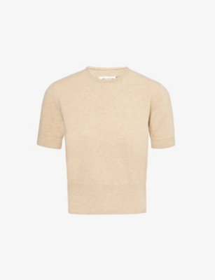 MAISON MARGIELA: Knitted Short-Sleeves Wool Jumper