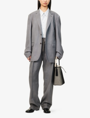 MAISON MARGIELA: Formal Wide-Leg Wool Trousers