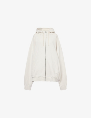 MAISON MARGIELA: Oversized Drawstring Cotton-Jersey Hoddy