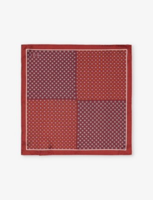 ETON: Four-side silk pocket square