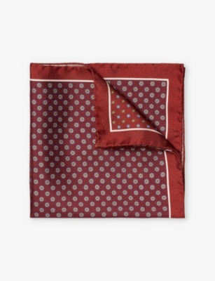 ETON: Four-side silk pocket square