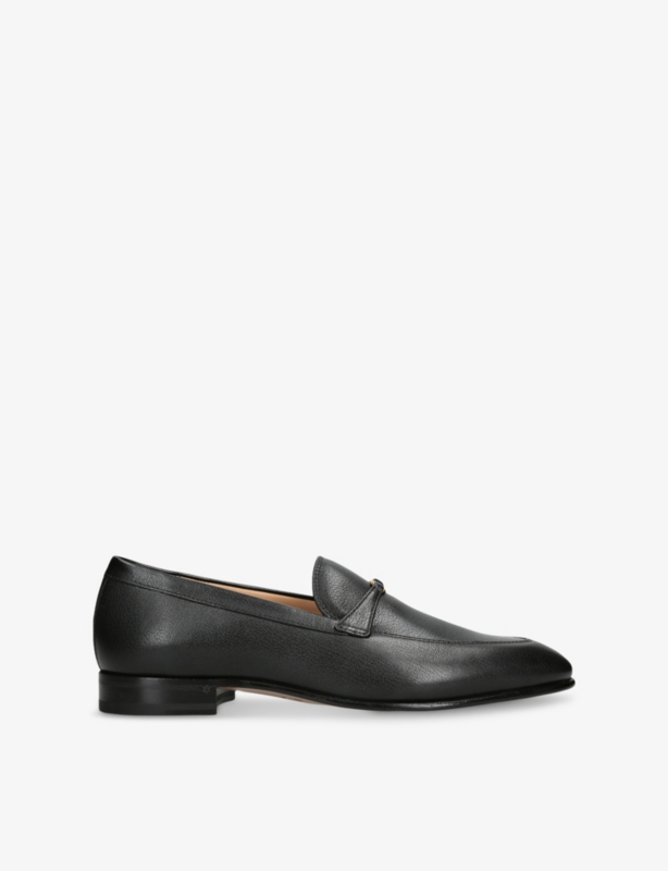 VLogo Leather Loafers