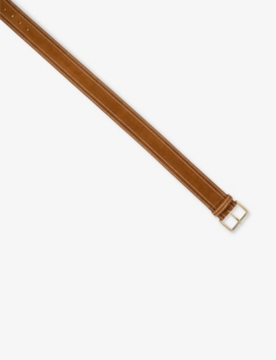SANDRO: Wide buckle suede belt