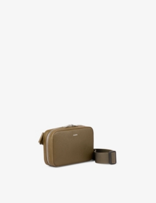 SANDRO: Logo-Embossed Small Leather Bag