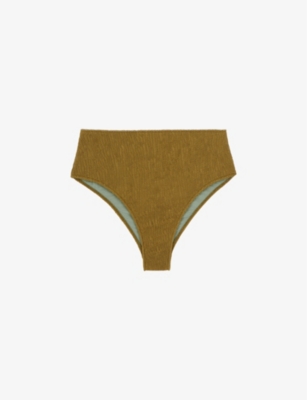 THE KOOPLES: The Kooples x Luz Victoria high-rise textured bikini bottoms