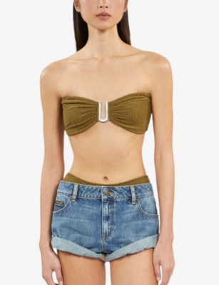 THE KOOPLES: The Kooples x Luz Coralie strapless textured bikini top
