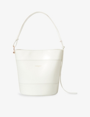 CLAUDIE PIERLOT: Branded Leather Bucket Bag
