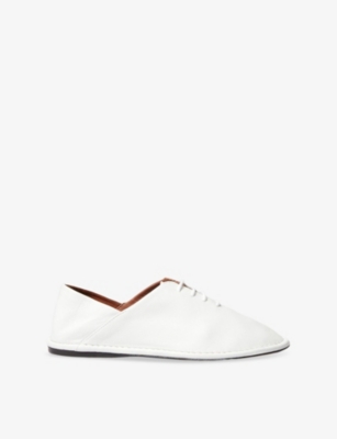 CLAUDIE PIERLOT: Lace-Up Leather Brogues