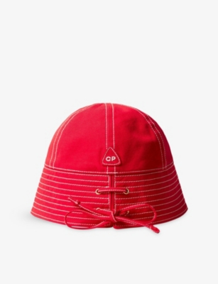 CLAUDIE PIERLOT: Lace-Up Cotton Bucket Hat