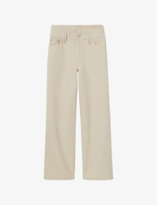 CLAUDIE PIERLOT: Straight-Leg High-Rise Denim Jeans