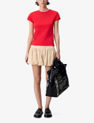 CLAUDIE PIERLOT: Round-Neck Regular-Fit Cotton T-Shirt