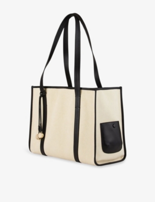 SANDRO: Medium Canvas Tote Bag
