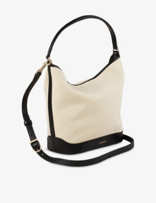 SANDRO: Tangoso Canvas Bucket Bag