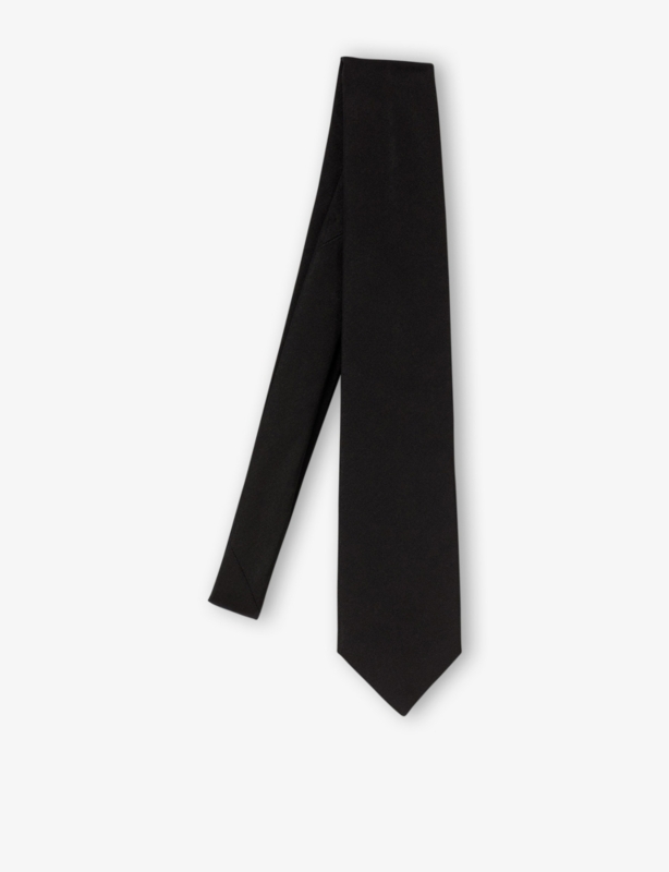 Oversized Jacquard-Pattern Silk Tie