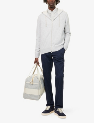 ELEVENTY: Hooded Drawstring Cashmere Hoody