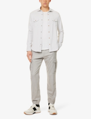 ELEVENTY: Texas flap-pocket cotton shirt