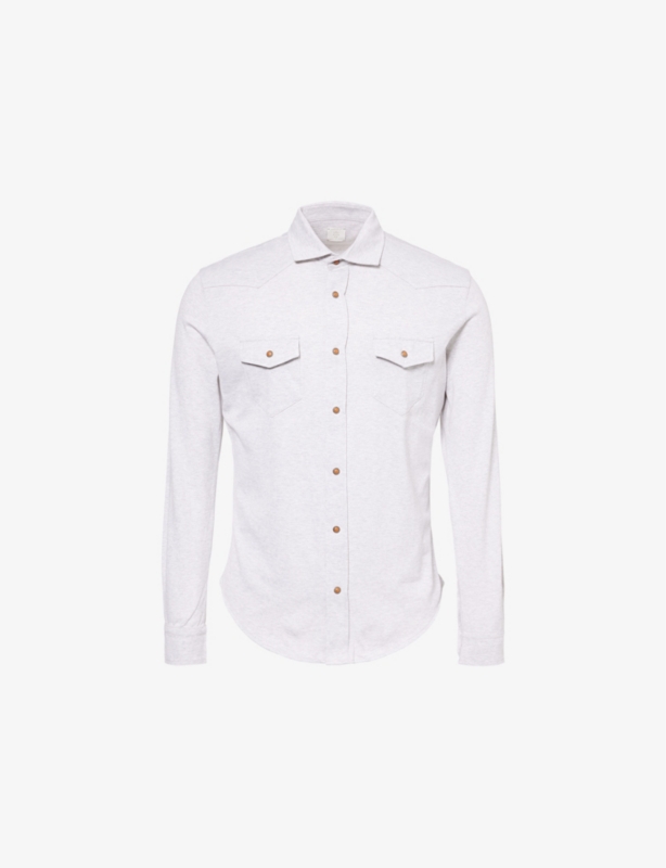 Texas flap-pocket cotton shirt