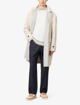 ELEVENTY: Hooded Two-Flap-Pockets Cashmere Coat