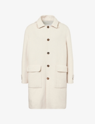 ELEVENTY: Hooded Two-Flap-Pockets Cashmere Coat